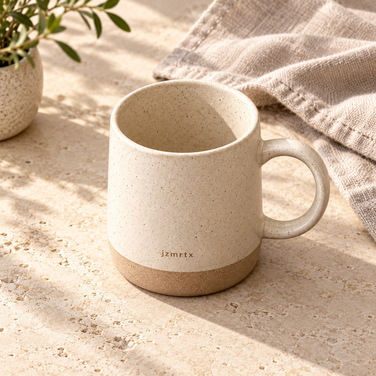 jzmrtx Halo Stoneware Coffee Mug — alternate angle