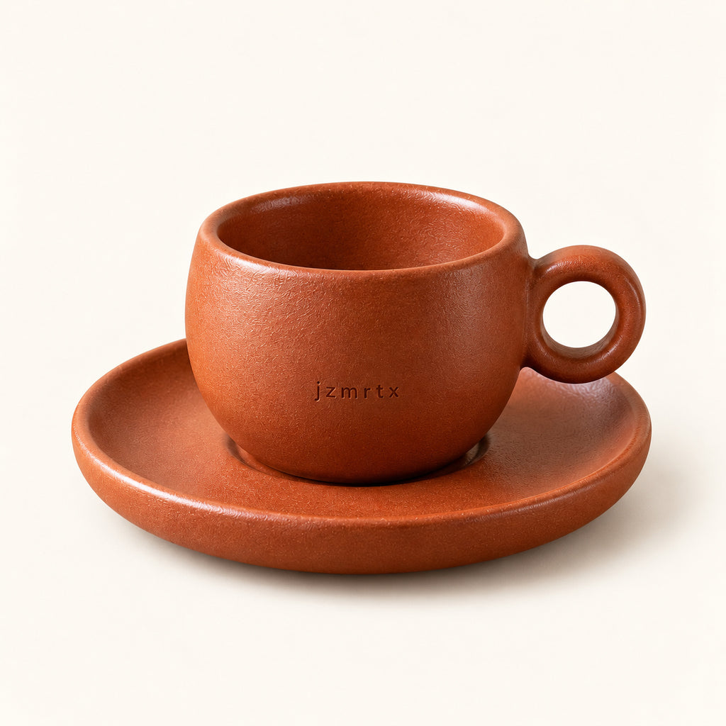 jzmrtx Dune Espresso Cup & Saucer Set — studio product view